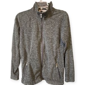 Merrell Dark Gray Fleece Full Zip Front Closure Jacket